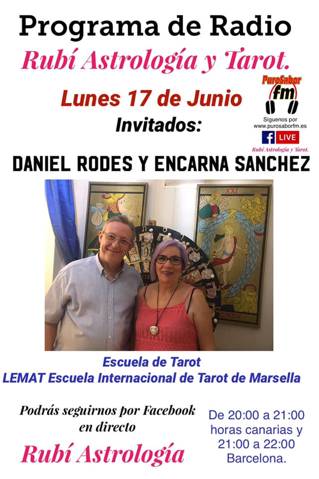 Entrevista en programa Rubí i Astrología, radio en Canarias. 3 Diciembre