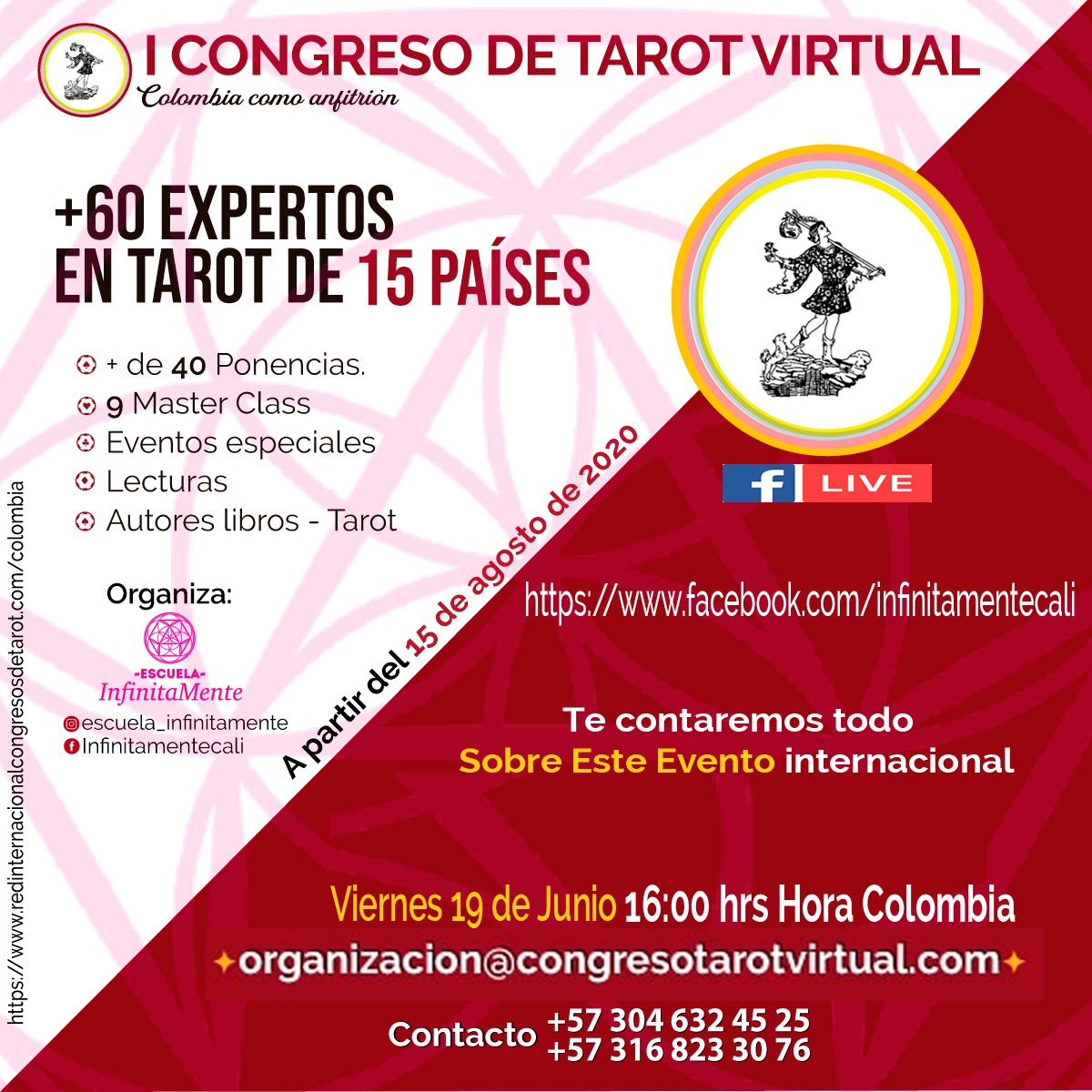 I Congreso Internacional On line de Tarot desde Colombia 15 Agosto